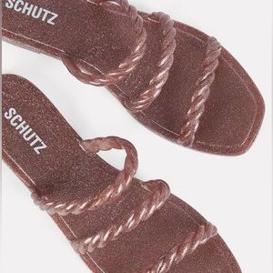 SCHUTZ Diana Braided Jelly Sandals